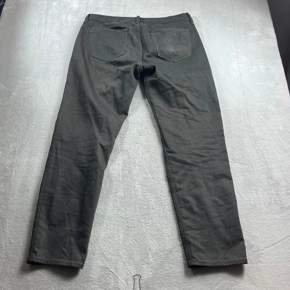 Banana Republic Travel Jean Mens 35x32 Athletic Fit Charcoal Grey Pants